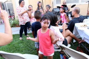 "It's time to sing, Dad!"